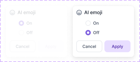 AI emoji component collection