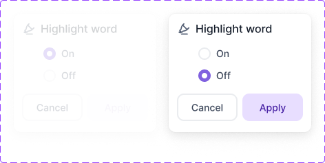 Keyword highlighting component collection