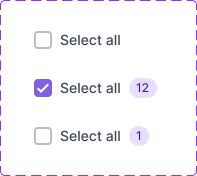 Selection controls component collection