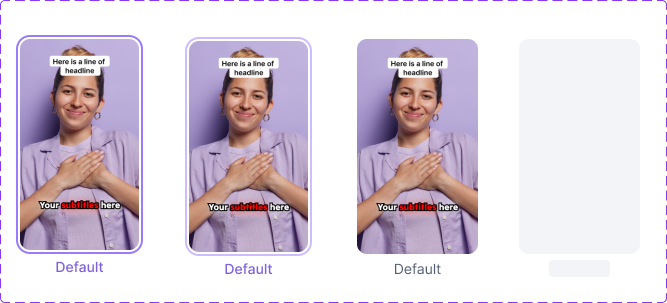 Template cards component collection
